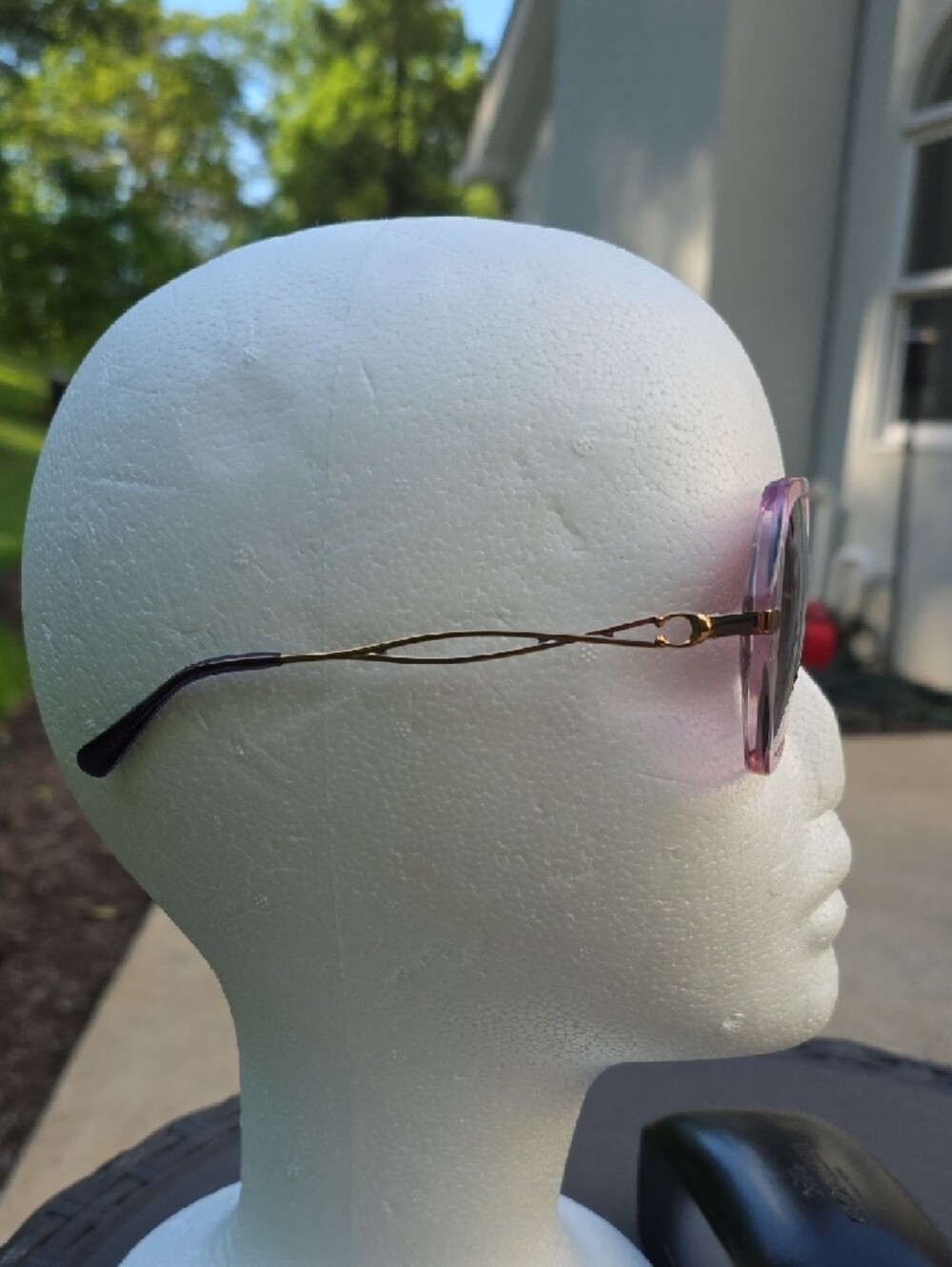 Coach Oversized Gradient Transparent Frame Sunglasses - Picture 3 of 7
